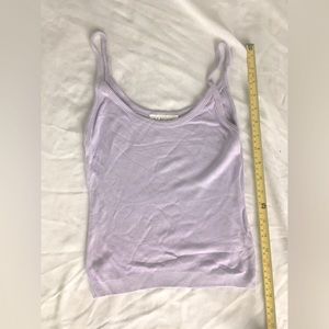 90’s jj basics lavender crop top
